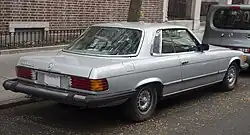 450 SLC US-Version (1980), Heckansicht