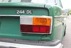 1978 Volvo 244 DL mit kleinen Heckleuchten bis 1978