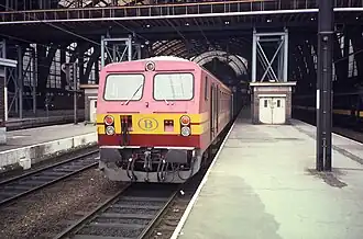 Steuerwagen M4 ADx in der ursprünglichen Farbgebung im Juni 1984 in Antwerpen