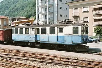 ABDe 4/4 17 in Locarno S. Antonio.