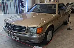 560 SEC in Champagner-metallic