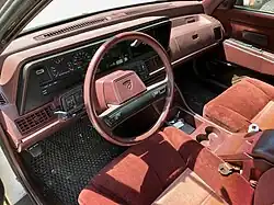 Innenraum (rot) mit Stoffsitzen