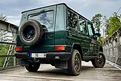 GD 300 - W 463 (1990) Heckansicht, 5-Türer, schmale Achse