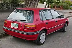 Corolla „Hatchback“, Heckansicht