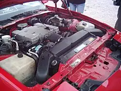 Motorraum eines Firehawk der 3. Generation mit den typischen zwei Luftfilterkästen