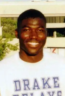 Andrew Tynes lief im Halbfinale 20,72&nbsp;s und schied damit&nbsp;aus