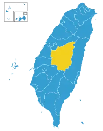 Mehrheiten in den Städten und Landkreisen: ﻿Relative oder absolute Mehrheit für Lee Teng-hui/Lien Chan ﻿Relative Mehrheit für Lin Yang-kang/Hau Pei-tsun