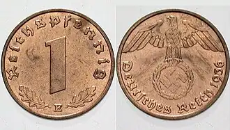 1 Reichspfennig der Reichsmark (Drittes Reich)