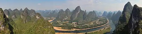 Panorama von Guilin 2011