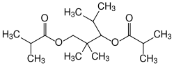 Strukturformel von 1-Isopropyl-2,2-dimethyltrimethylendiisobutyrat