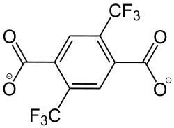 2,5-Bis(trifluormethyl)benzen-1,4-dicarboxylat