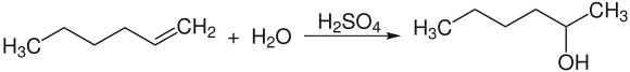 Herstellung von 2-Hexanol aus 1-Hexen