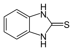 Strukturformel von 2-Mercaptobenzimidazol
