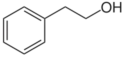 Struktur von 2-Phenylethanol