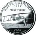 North Carolina state quarter Revers (2001)