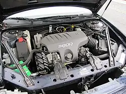 Motorraum mit dem 3,8 Liter-V6-Motor (3800 Series 2)
