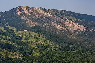 Abbruchstelle am Rossberg (2004)