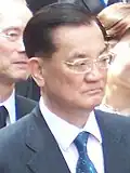 Lien Chan (KMT) Kandidat für die Präsidentschaft