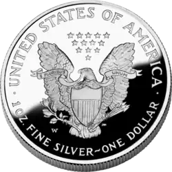 American Silver Eagle Revers (1986)