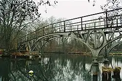 Genietete Stahlbrücke in Eberswalde