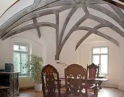 Spätgotisches Netzgewölbe im Südwestturm