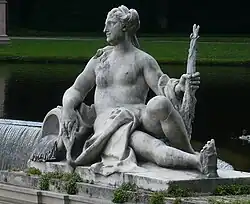 Bild 3. Flussgöttin Isar im Schlosspark Nymphenburg in München von Giuseppe Volpini