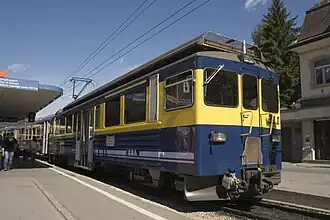 ABeh 4/4 II 311 im Bahnhof Grindelwald