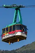Luftseilbahn auf die Klewenalp (alte Kabine)