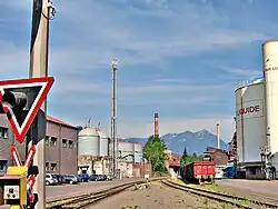 Teilansicht des Hüttenwerks im Jahr 2008, im Hintergrund der Reiting