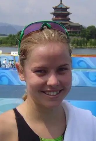 Kate Roberts bei den Olympischen Sommerspielen in Peking (August 2008)