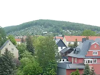 Blick auf den Hirschknochen in Aue