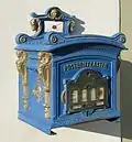 Historischer Briefkasten am „Hotel Post“