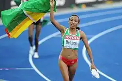 Meselech Melkamu bei den Leichtathletik-Weltmeisterschaften 2009