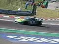 Die Corvette C6.R in den Farben des Sangari Team Brazil im Jahr 2009.