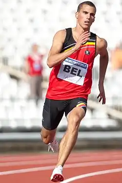 Kevin Borlée, 2011 WM-Dritter und 2010 Europameister – Rang vier in 45,03 s