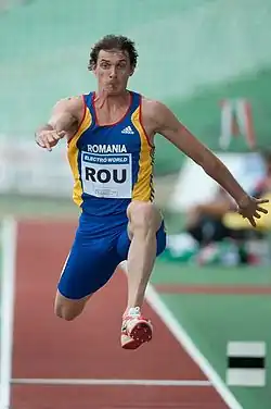 Marian Oprea, 2004 Olympiazweiter, 2005 WM-Dritter und 2010 Vizeeuropameister – Rang sieben mit 16,61 m