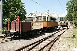 Offener Güterwagen Nummer 32 mit bergseitiger Bremserbühne, 2010