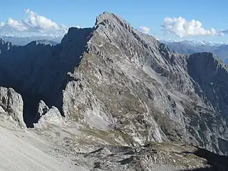 Hochnissl von Westen (Anstieg zur Lamsenspitze)