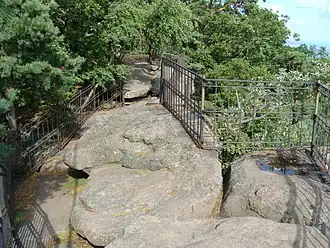 Orensfelsen: Aussichtsplattform