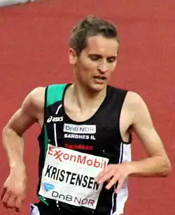 Bjørnar Ustad Kristensen Rang elf in 8:39,85&nbsp;min