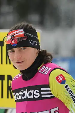 Ľubomíra Kalinová beim IBU-Cup in Obertilliach 2011