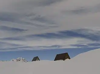 Rifugio Pian Grand im Winter