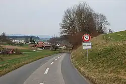 Ortseingang von Reisiswil her kommend