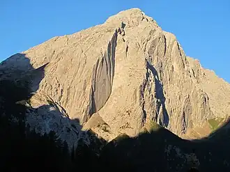 Der Kleine Lafatscher mit der markanten Riesenverscheidung
