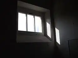 Zellenfenster von innen