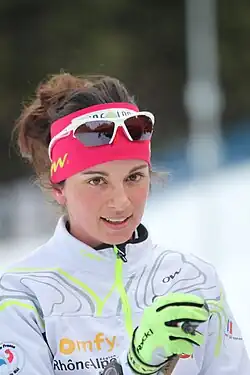 Sophi Boilley bei der Biathlon-Weltmeisterschaft 2013 in Nove Mesto na Morave