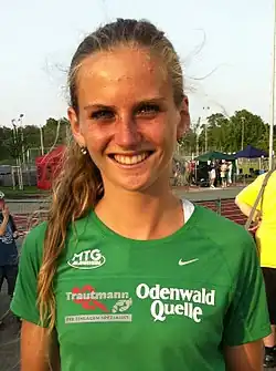 Fabienne Königstein gewann 2017 und 2018 zweimal den Silvesterlauf