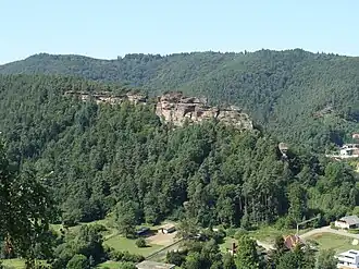 Benz mit Burghalder an der Nordflanke