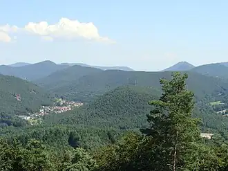 Nesselberg – Ausblick vom Hühnerstein