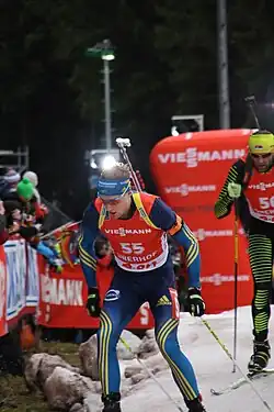 Christofer Eriksson beim Weltcup in Oberhof 2014